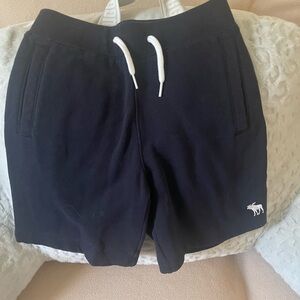Abercrombie Kids Dark Blue Shorts with White Cord